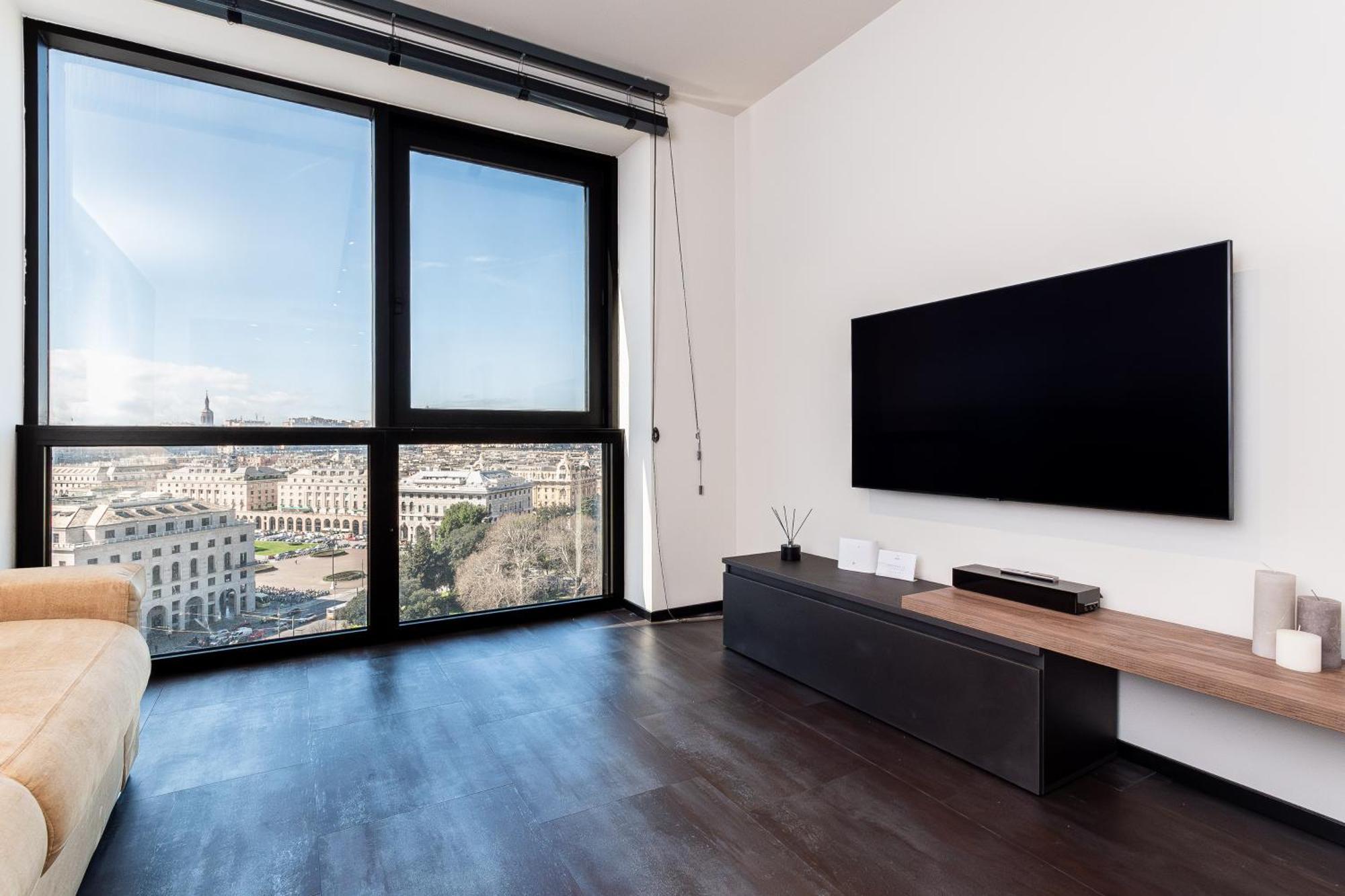 Free Parking In Luxury Suite With City View - Steps To Brignole Train Station 热那亚 外观 照片